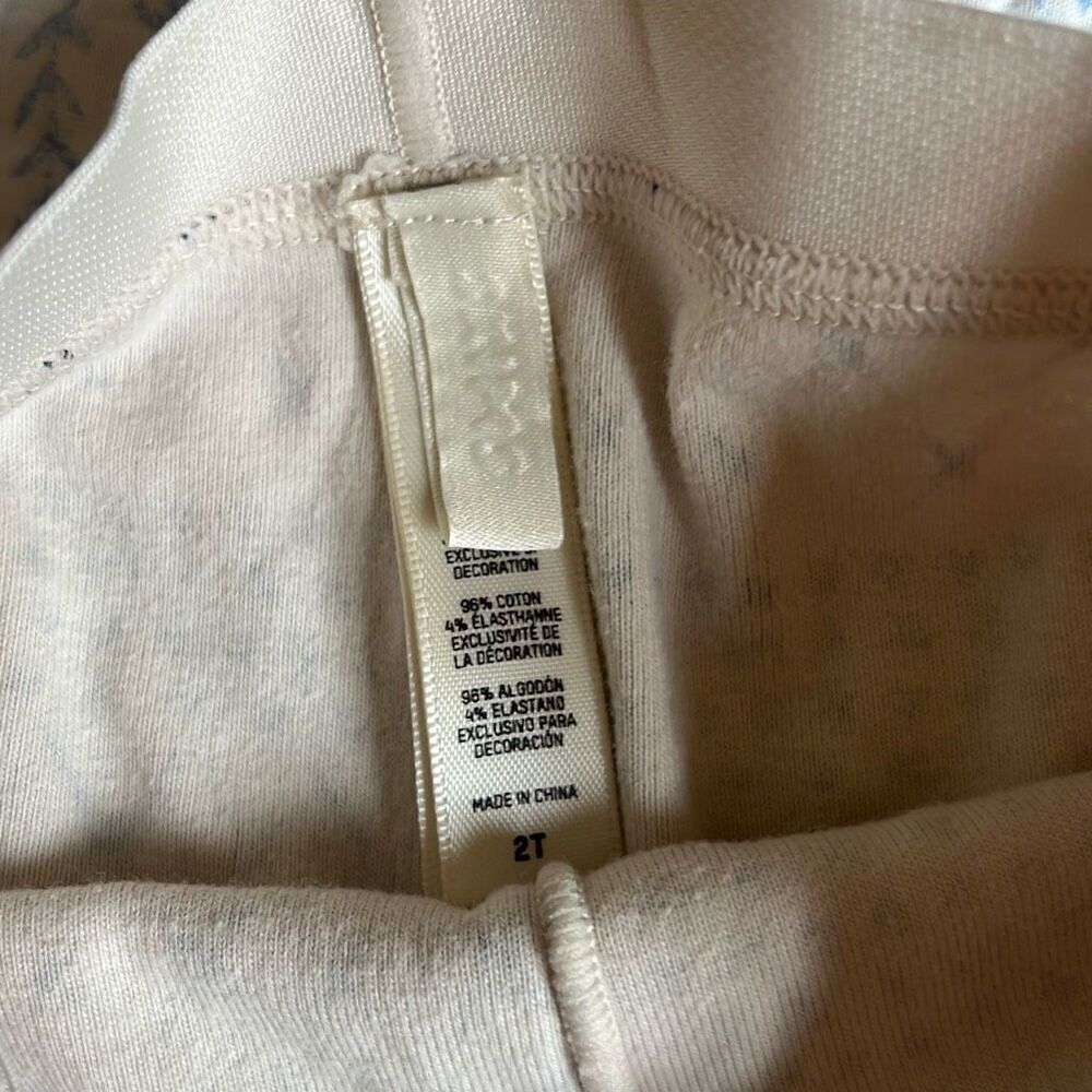 Skims toddler cotton PJ set 2t snowflake print - Picture 4 of 6